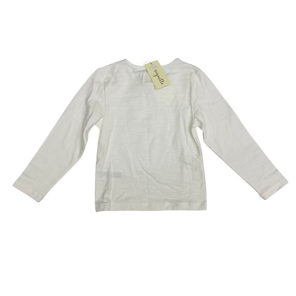 NWT Vignette 6Y Reese T-Shirt in Cream - Picture 3 of 4